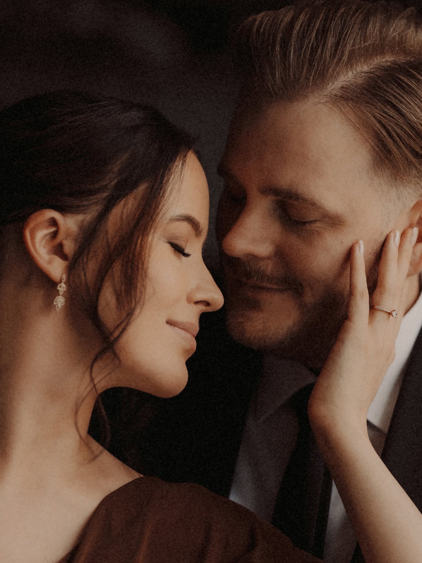 Katrin and Andreas close together